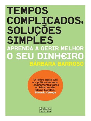 cover image of Tempos Complicados, Soluções Simples